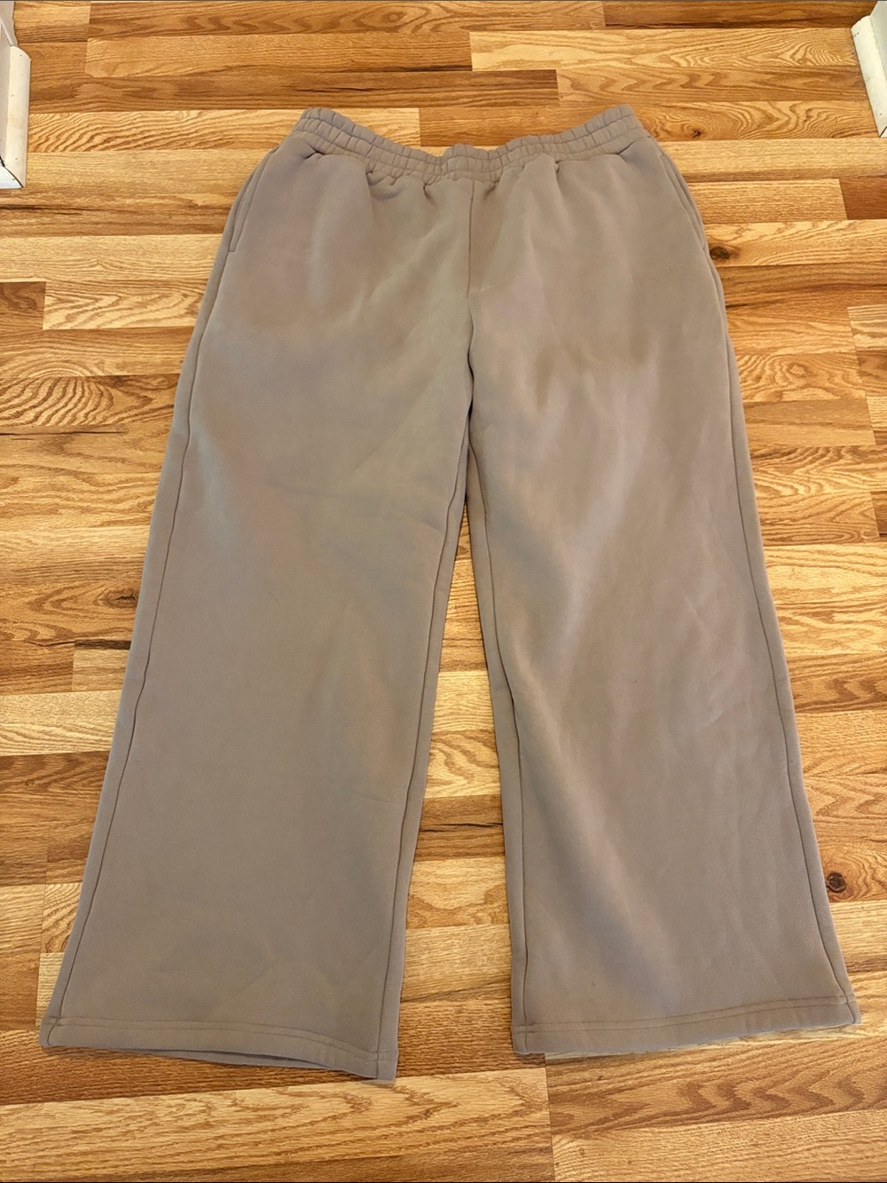 COMFRT large Signature Oversized Wide Leg Sweatpants High Rise Fleece Pants